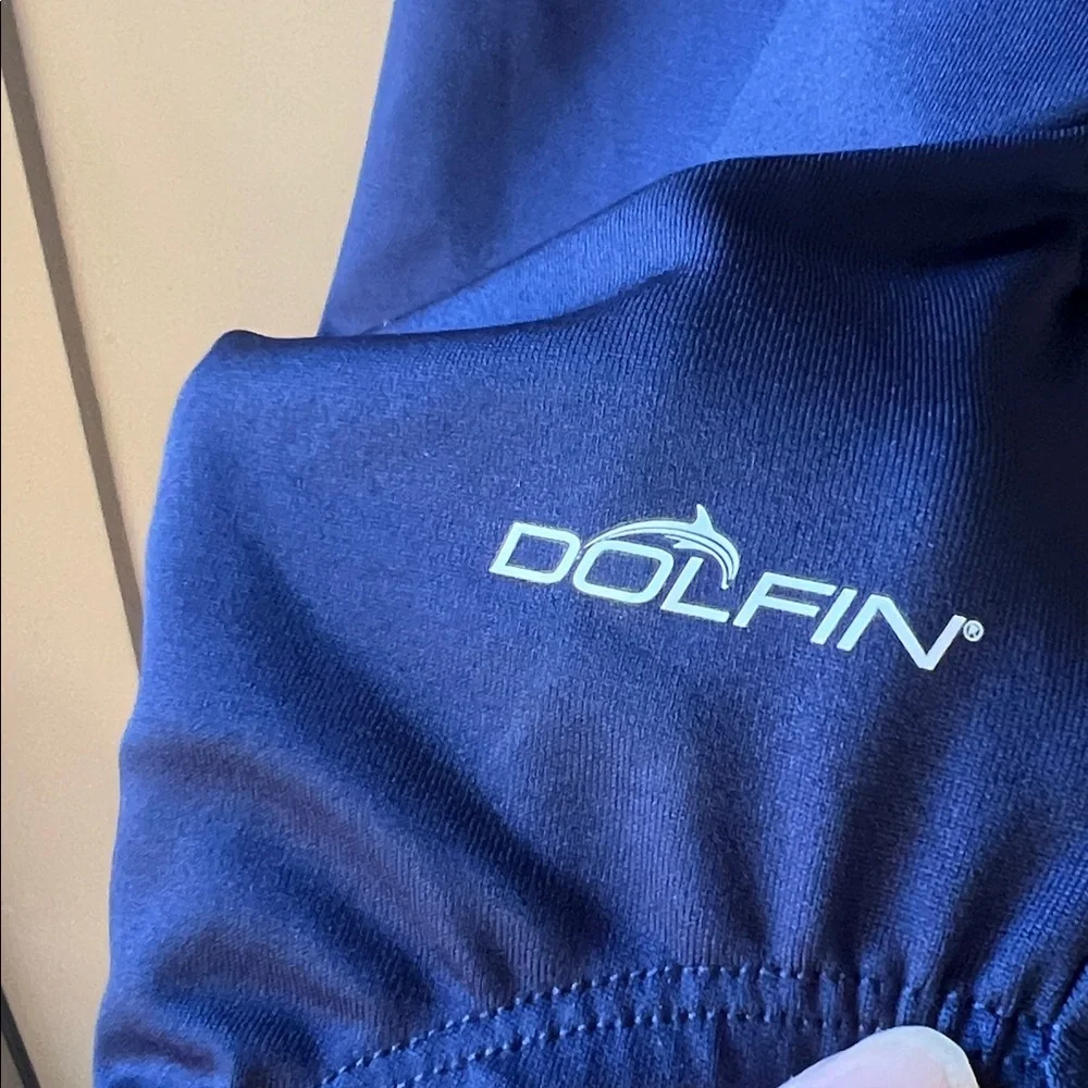Dolfin New W Tag Navy Girls Large One Piece Swim Suit